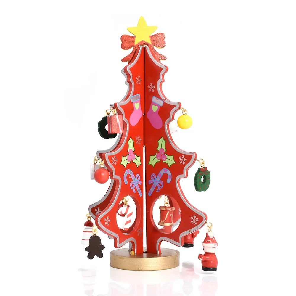 Hiasan Natal Kreatif Meja Dekorasi DIY Natal Anak Hadiah 3D Tiga Hiasan Natal Kreatif Meja Dekorasi DIY Natal Anak Hadiah 3D Tiga