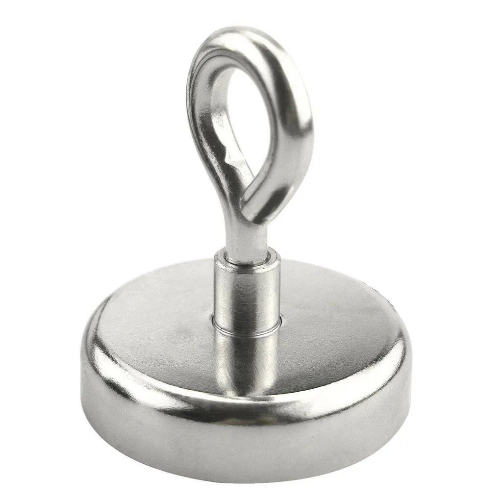 Strong Powerful Round Neodymium Magnet Hook Rescue Magnet Fishing Device Hold 