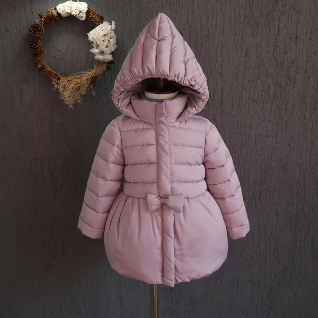 Best price at $230 Cheap YNB 5Pieces Children's clothes girls winter jackets pink gray 4-10 Y girls winter coat high quality winter jacket for girls