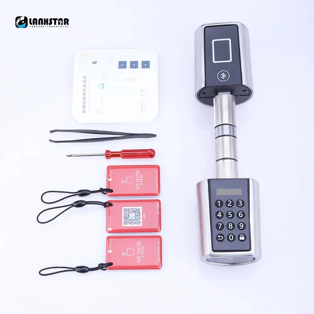 Купить новый lanxstar стиль двойной системы замок цифровой замок ...