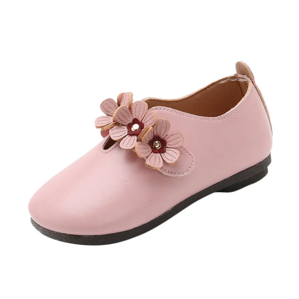 Обувь для маленьких девочек; однотонная обувь с цветочным узором для маленьких девочек; обувь принцессы для танцев; обувь для маленьких девочек; детская обувь