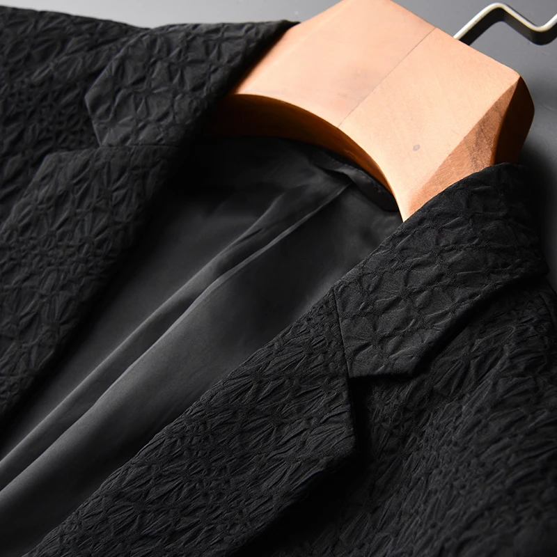 Minglu блейзер мужской высокое качество модные повседневное черный пиджак и куртки для мужчин плюс размеры 4xl новое поступление Masculino Slim Fit