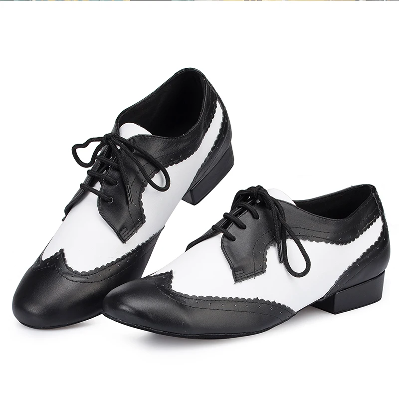 Flexdans Genuine Leather Jazz Dance Shoes - Slip-On Split Sole For Men & Women