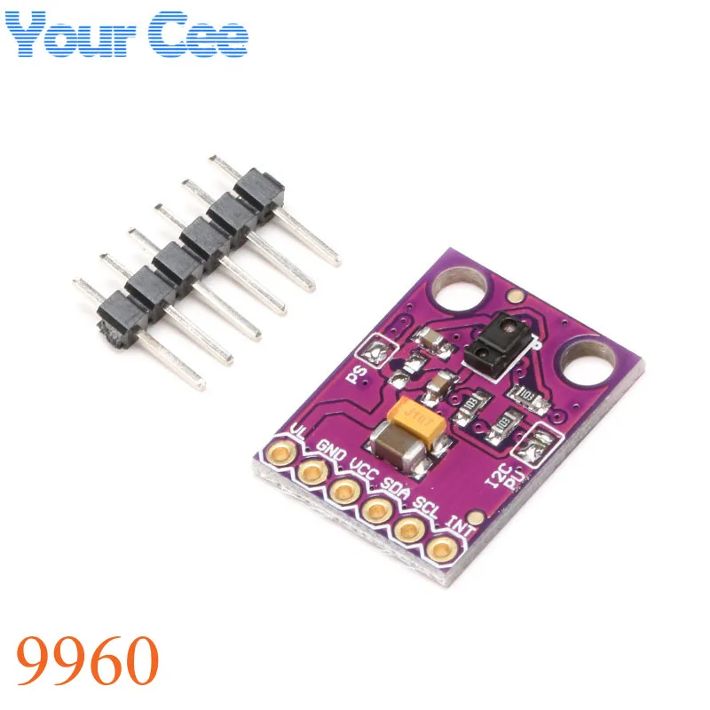 Sensor de Gesto 9960 para Arduino Faça Você Mesmo Shopping Rgb Apds-9960 Apds Interface 3.3 v Detectoin I2c Proximity Sensing Cor Filtro uv 5 Pcs