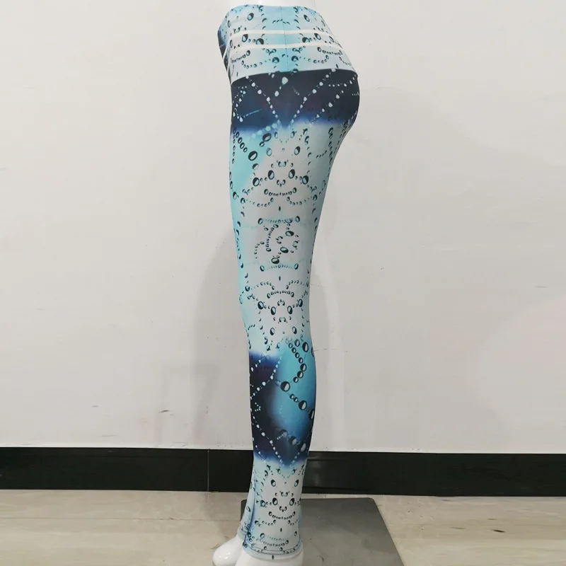 Nessaj модные цифровые печатные леггинсы женские фитнес-брюки для бега женские сексуальные с высокой талией Athleisure Push Up леггинсы