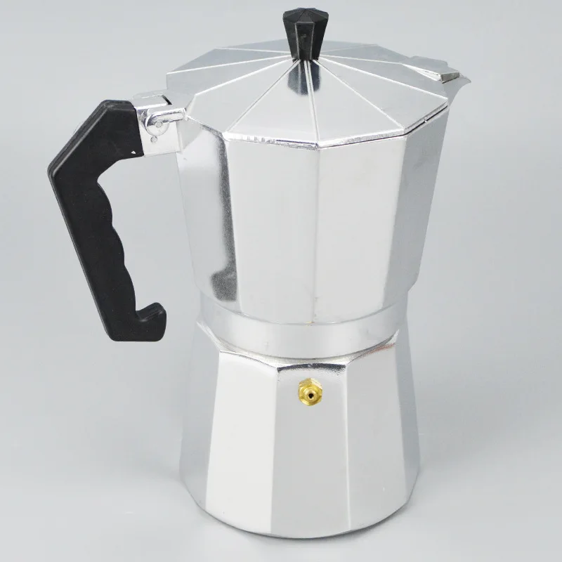 Новый Moka Эспрессо кофеварка Перколятор горшок восьмиугольная форма алюминиевый