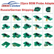 Kess bdm adaptador 22 pces bdm frame adaptadores conjunto ktm dimsport bdm sondas para k tag kess v2 inoxidável led bdm frame adaptadores