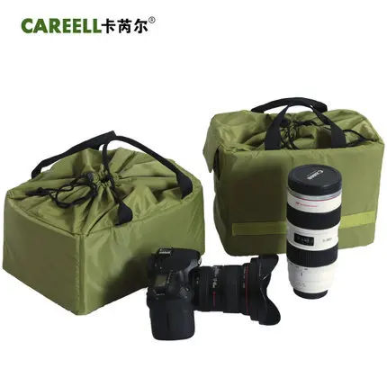 Careell видео камера вкладыш сумка вставки и отсеки чехол для Canon Nikon цифровой SLR/DSLR камеры s sony Rx100 и объектив C305