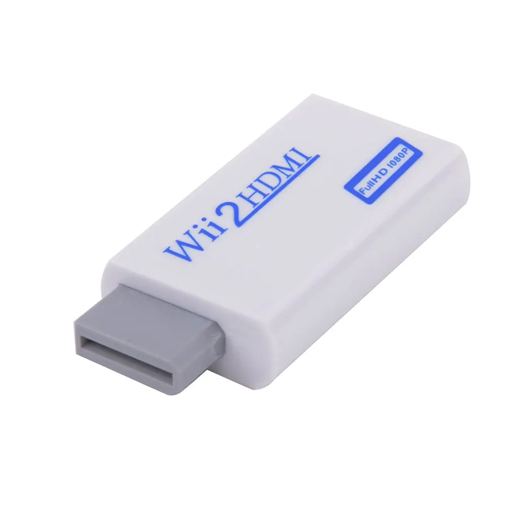 Для wii к HDMI конвертер Поддержка FullHD 720 P 1080 P 3,5 мм аудио wii 2 HDMI адаптер для HDTV wii конвертер Горячие Дешевые - Цвет: wii