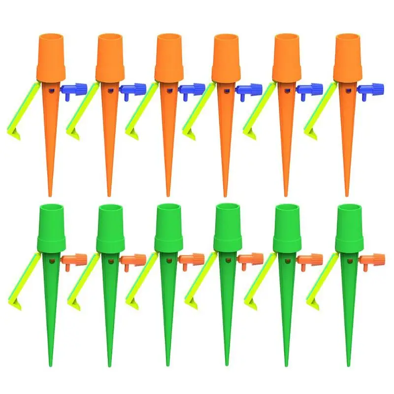 

Auto Drip Irrigation Watering System Spike for Plants (Green + Orange)