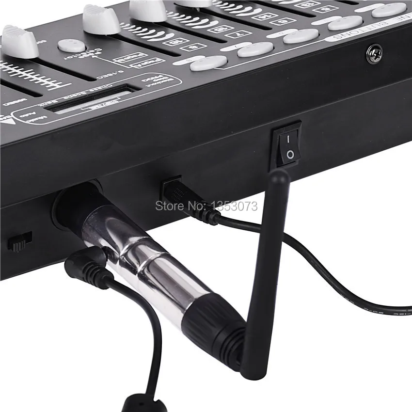 Professional DJ Lighting DMX512 Wireless Transmitter and Receiver 2.4GHz XLR DMX Console in Led 1-3