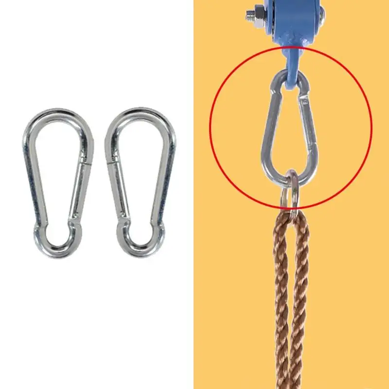 

Fast Rotary Metal Swings Connector Set Safety Climbing Hanging Accessories Swing Connector Iron Swing Accessory Home Tool 200KG