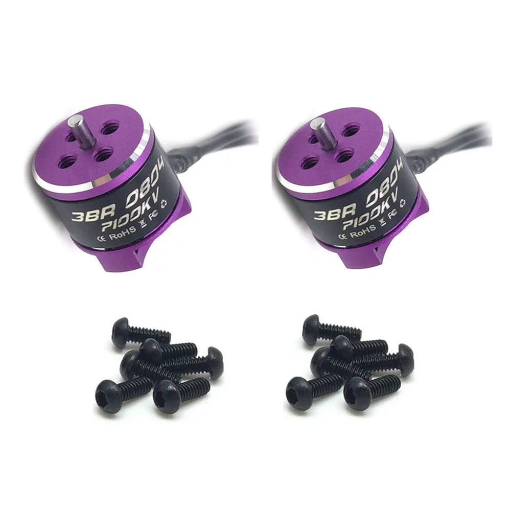 

3BHOBBY BBB 3B-R Brushless Motor 0804 7100KV 11900KV Support 2S 1S 6A 12A ESC for 60mm to 90mm Wheelbase FPV Drone Frame Kit