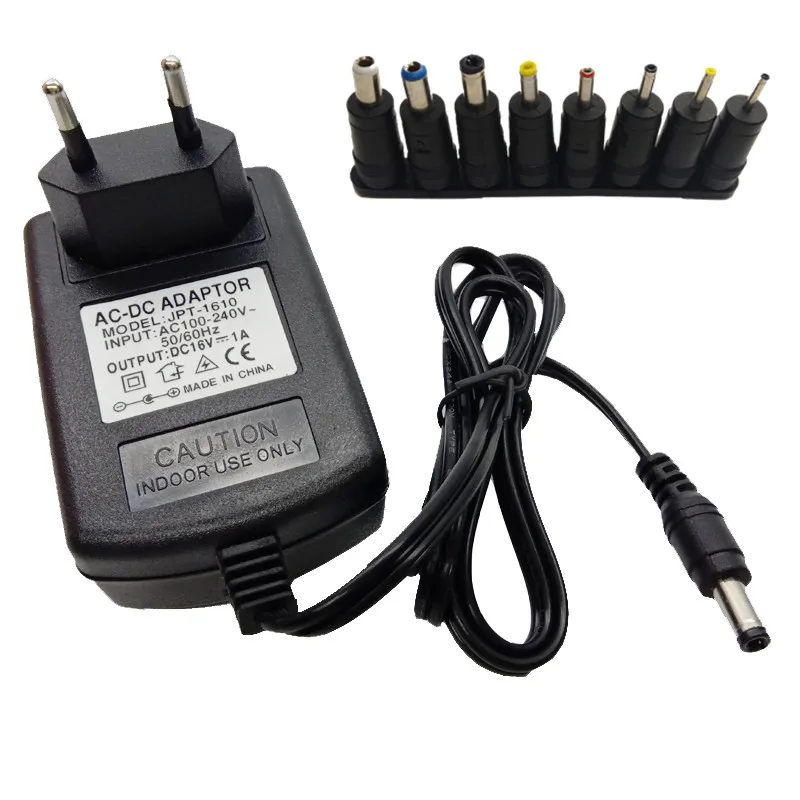 

Universal AU UK EU US Plug 16V 1A Power Adapter DC 16 volt Power Adapter Supply Switching AC 220V To 16V DC5.5mm DC4.0mm DC3.5mm