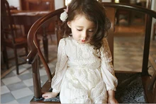 Enfants fille robe Printemps Été Princesse Dentelle tempérament robes qualité style Coréen Enfants filles vêtements pour 2-8 Ans