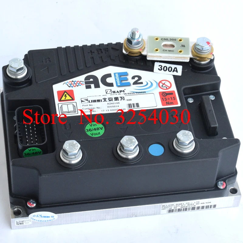 

Original Italy ZAPI 36V 48V 400A AC MOTOR CONTROLLER ACE2 AZ4019 FZ5315 for Maximal 2T Electric Forklifts