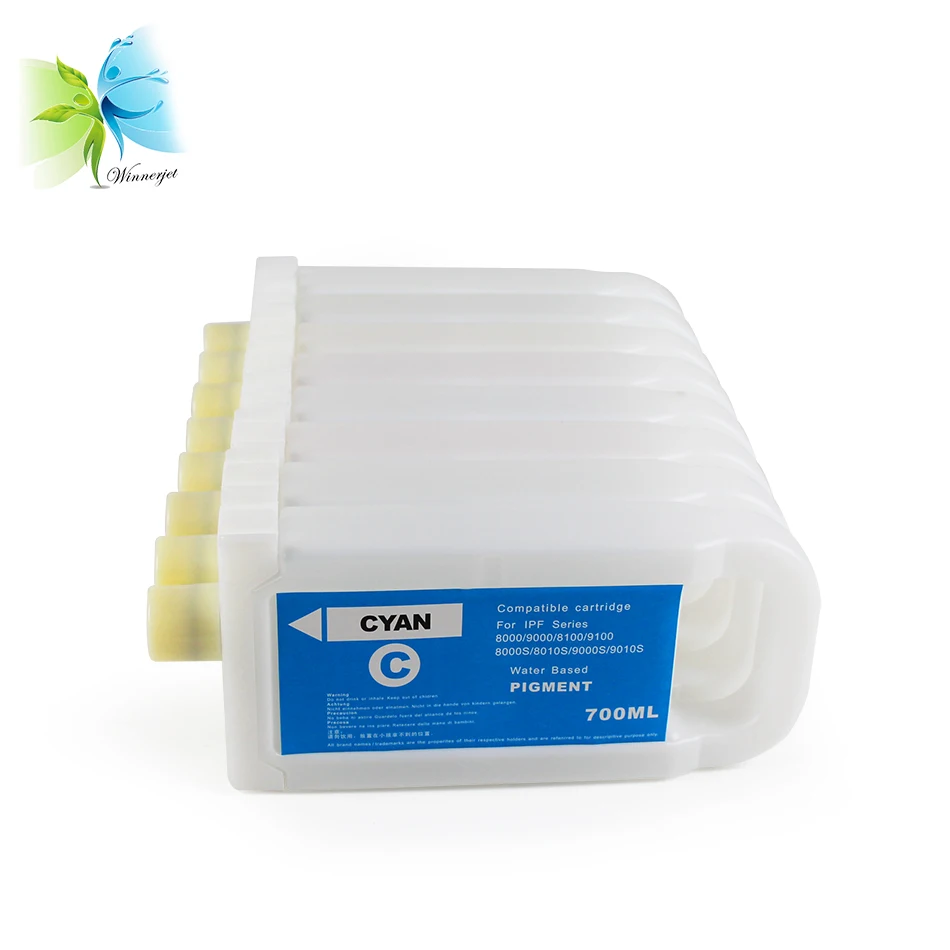 8 Color PFI 706 Empty refill ink cartridge For Canon imagePROGRAF IPF 8400 IPF 9400 printer-in