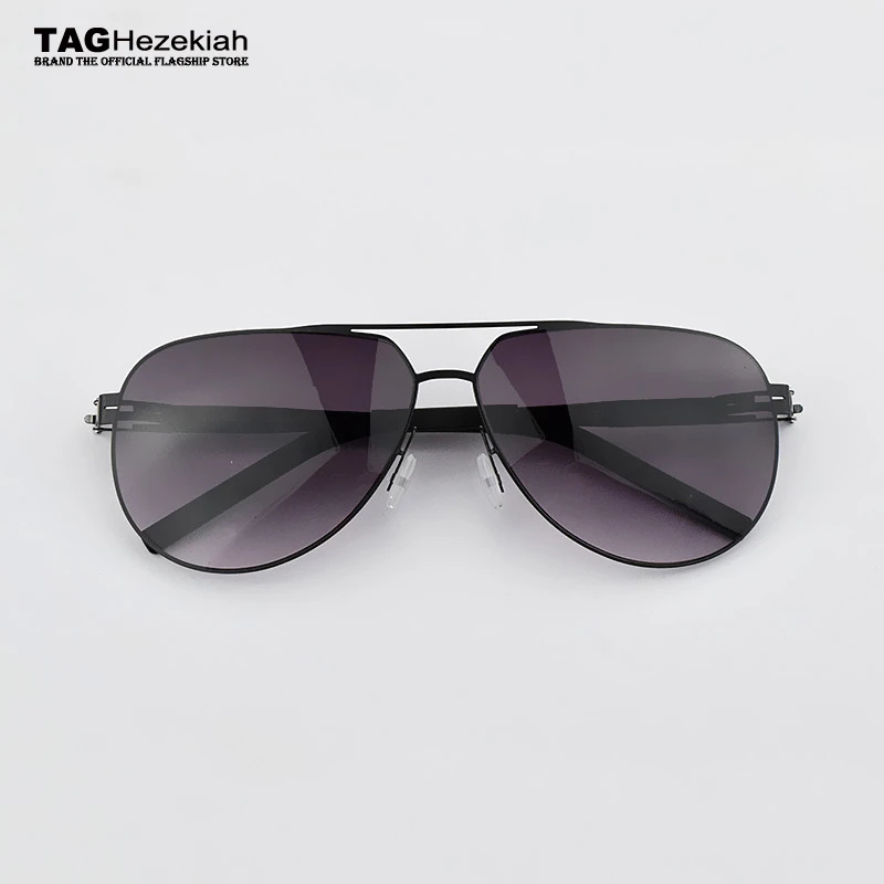 Gafas de sol retro para hombre, lentes de sol de acero inoxidable con etiqueta de Alemania, con estuche Original UV400, gafas de sol| - AliExpress