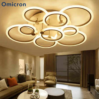 

Omicron Acrylic Modern LED Ceiling Lights For Living Room Bedroom Dining Room Home Ceiling Lamp Lighting Light Fixtures Luminar