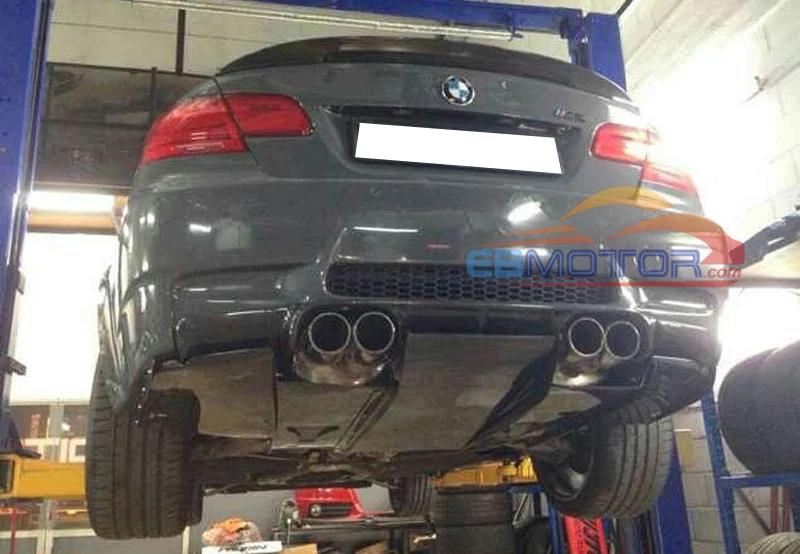 VA Стиль Настоящее углеродное волокно задний диффузор поднос для BMW E92 E93 M3 2007 2013