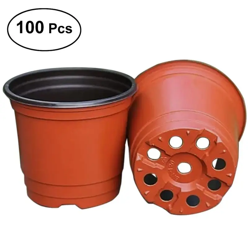 Us 13 25 39 Off Bestoyard 100pcs 11 8 5 9 5cm Dual Color Plastic Plants Nursery Pot Seedlings Flower Plant Container Seed Starting Pots In Us 13 25 39 Off Bestoyard 100pcs 11 8 5 9 5cm Dual Color Plastic Plants Nursery Pot Seedlings Flower Plant Container Seed Starting Pots In