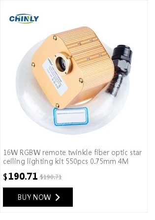 Luzes de fibra óptica