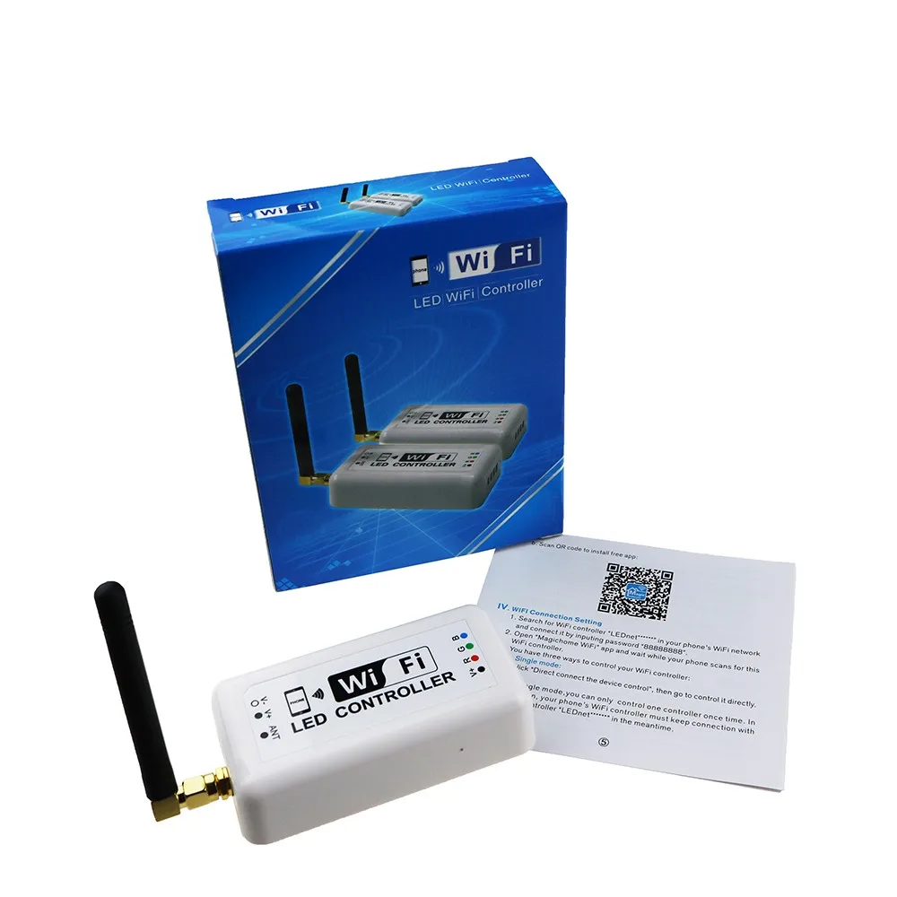 DC12V 24 V Wifi Led контроллер Диммер Мини умный дом управление на Android/IOS полоса 12A 2 4 Ghz RGB