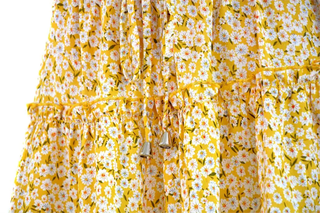 Laamei модные юбки женские эластичный шнурок на талии мини юбка Повседневная юбка в складку тонкий горошек печатных свободная пляжная одежда