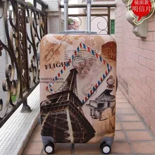 20 ''24'' женский винтажный дизайн чемодан на колёсиках/девушка ABS+ PC ретро Эйфелева башня чемодан/Спиннер Колеса Тележка тяга багажник