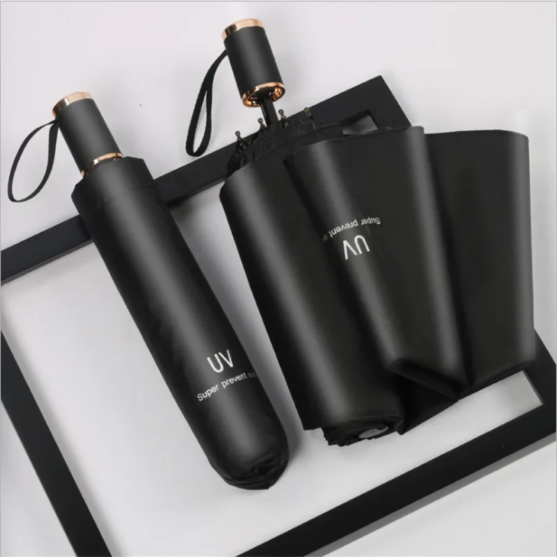 

Mini Pocket UV Protection Sunny and Rainy Umbrella 3 Folding Umbrella rain women