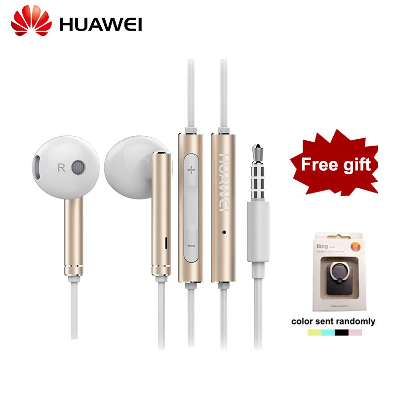 

New Huawei AM116 Earphone for HUAWEI P7 P8 P9 Lite P10 Plus Honor 5X 6X Mate with Mic Volume Control Speaker Metal headset