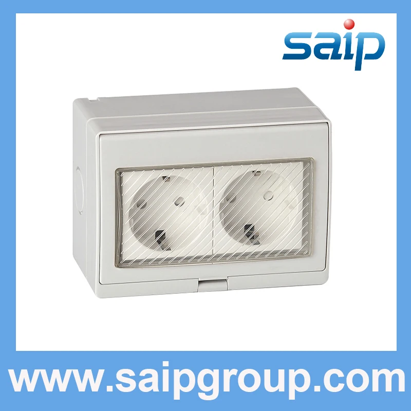 SP 2SR Two Positions Germany Style Waterproof Wall Sockets/Electric