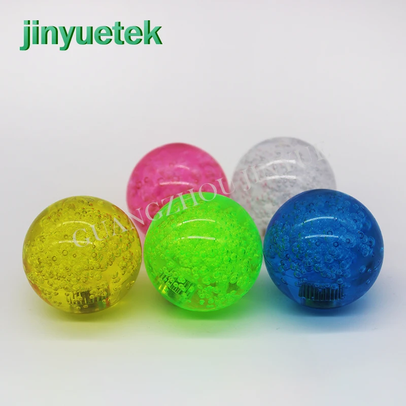 

10 pcs 43/45mm Crystal Joystick Arcade Replacement Top ball for SANWA SEIMITSU Joystick handle 5 color