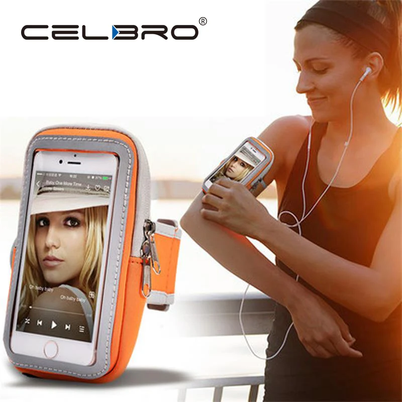 

Waterproof Running Sports Armband Phone Case Cover Holder for iPhone X 8 7 plus xiaomi huawei Samsung Phone Belt Pouch Bag