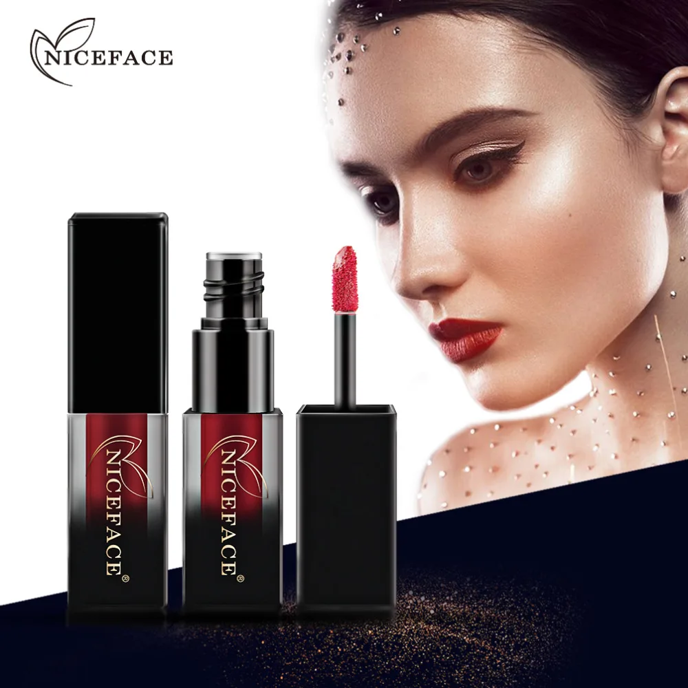 NICEFACE 18 видов цветов водостойкая Матовая жидкая губная помада увлажняющая Румяна