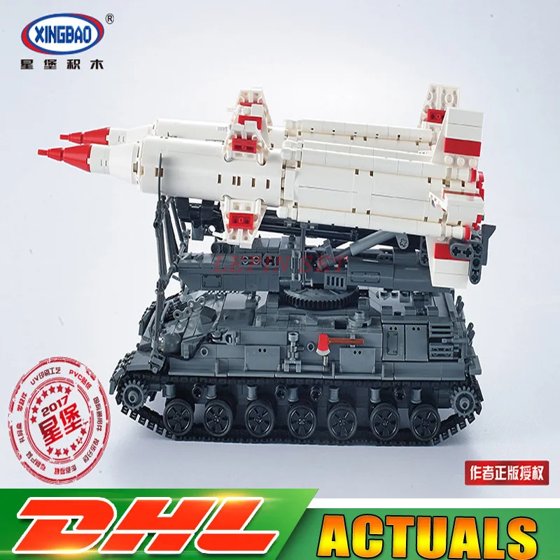 

Xingbao 06007 1469Pcs Military Series Building Blocks The SA-4 Ganef Set Bricks Children Educational Boy`s Toys Model Gifts