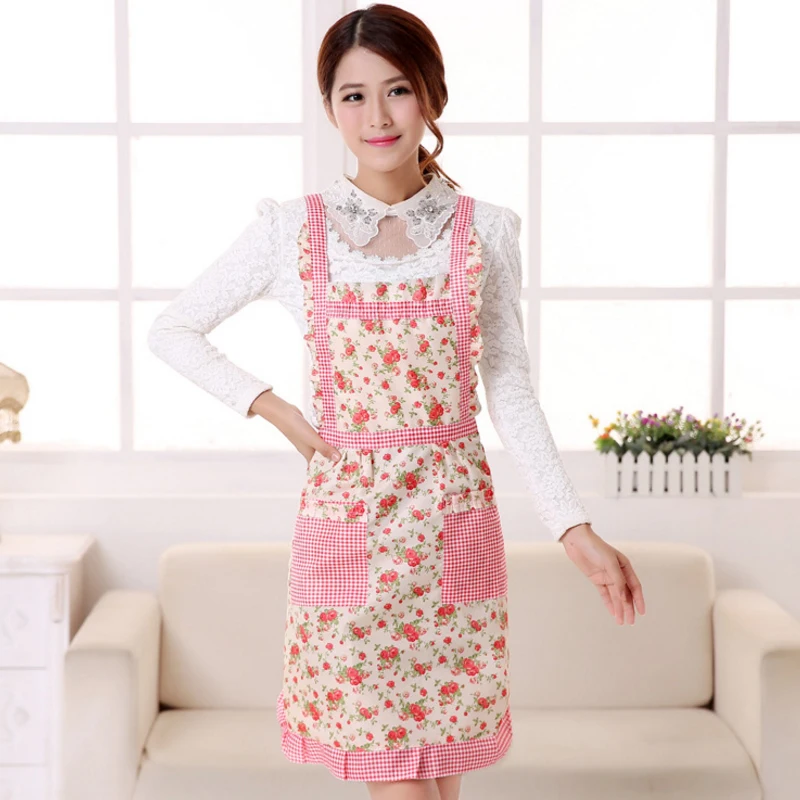 

Cooking Baking Aprons Plain Unisex Catering Work Apron Tabard with Twin Double Pocket Kitchen Restaurant Women Home Sleeveless