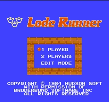 

Lode Runner Region Free 60 Pin 8Bit Game Card For Subor Game Players