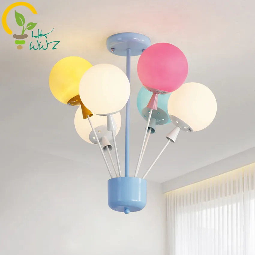 Us 177 12 10 Off New Design Balloon Ceiling Lamp Modern Simple Children Room Boy Girl Led Ceiling Lights Bedroom Creative Decorate Lamps In Ceiling