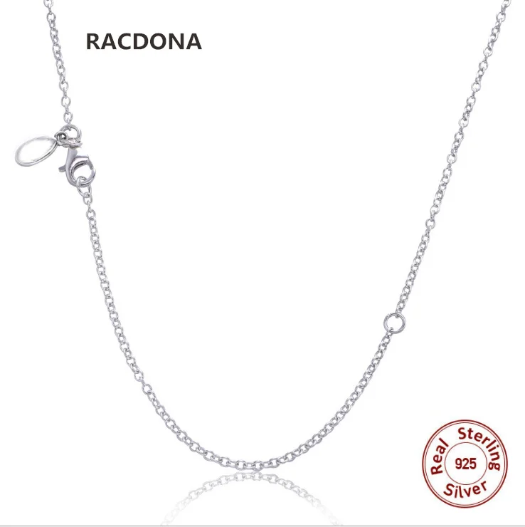 

Retro Authentic 925 Sterling Silver 50cm Or 70cm Necklace Chain Charm Basic necklace Silver 925 panqiou Jewelry