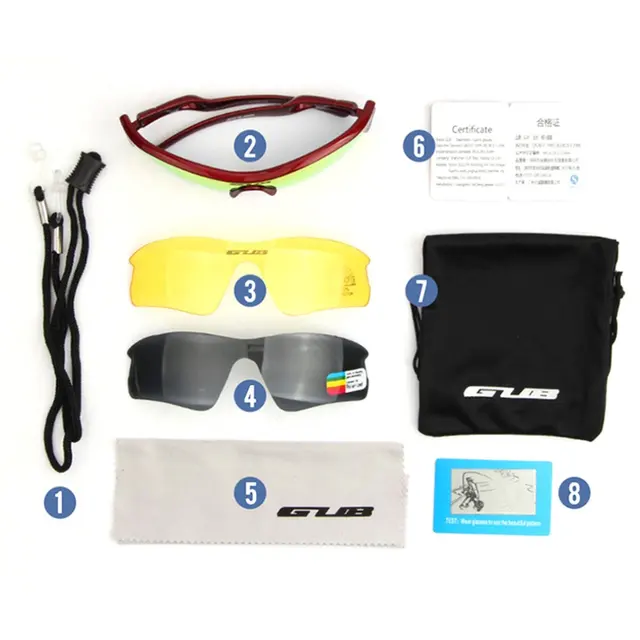 US $9.65 Gub 6100 Children Riding Glasses Sunglasses Uv Protection Goggles Outdoor Goggles Roller Skating Gl