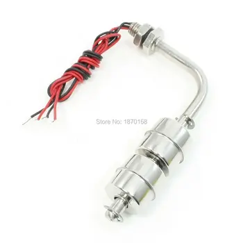 

10 Pcs ZSL 11510-2 Stainless Steel Water Level Sensor Dual Ball Right Angle Floating Switch 115mm