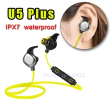 U5 PLUS Bluetooth Casque V4.1 De Natation Étanche IPX7 Écouteurs Sport Casque NFC pour iphone 7/Samsung huawei avec mic