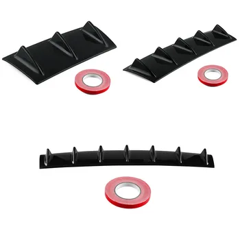 

35.5CM Brand New Sharp Fin Chassis Deflector Bumper Sticker Car Styling Exterior Wind Net Refitting Auto Accessory Decoration