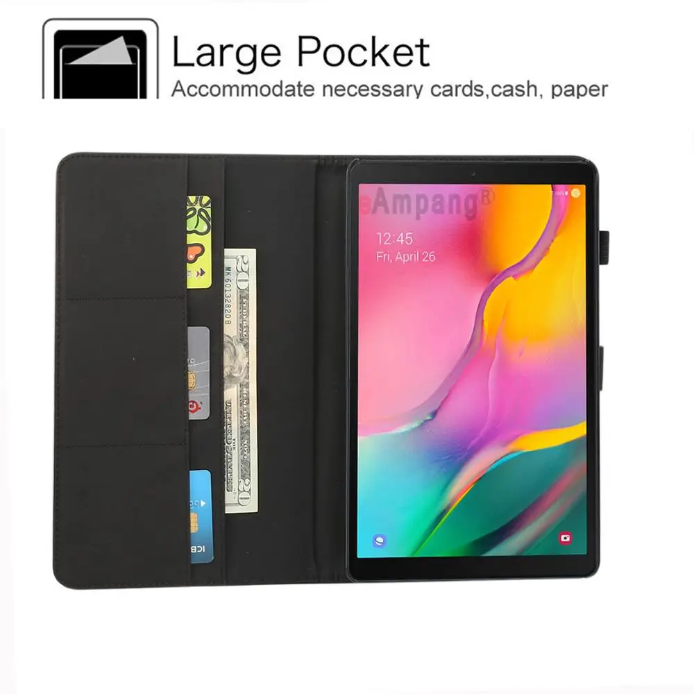 Премиум кожаный чехол для Samsung Galaxy Tab A 10 1 2019 A7 2020 4 A6 2016 в 5 SM T510 T515 T505 T585 Smart Cover|Чехлы