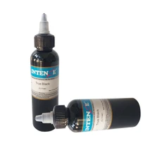 2 шт настоящие черные цветные чернила для перманентного макияжа набор краски перманентного макияжа пигмент 120 мл/бутылки краски для татуировки для тату-машины