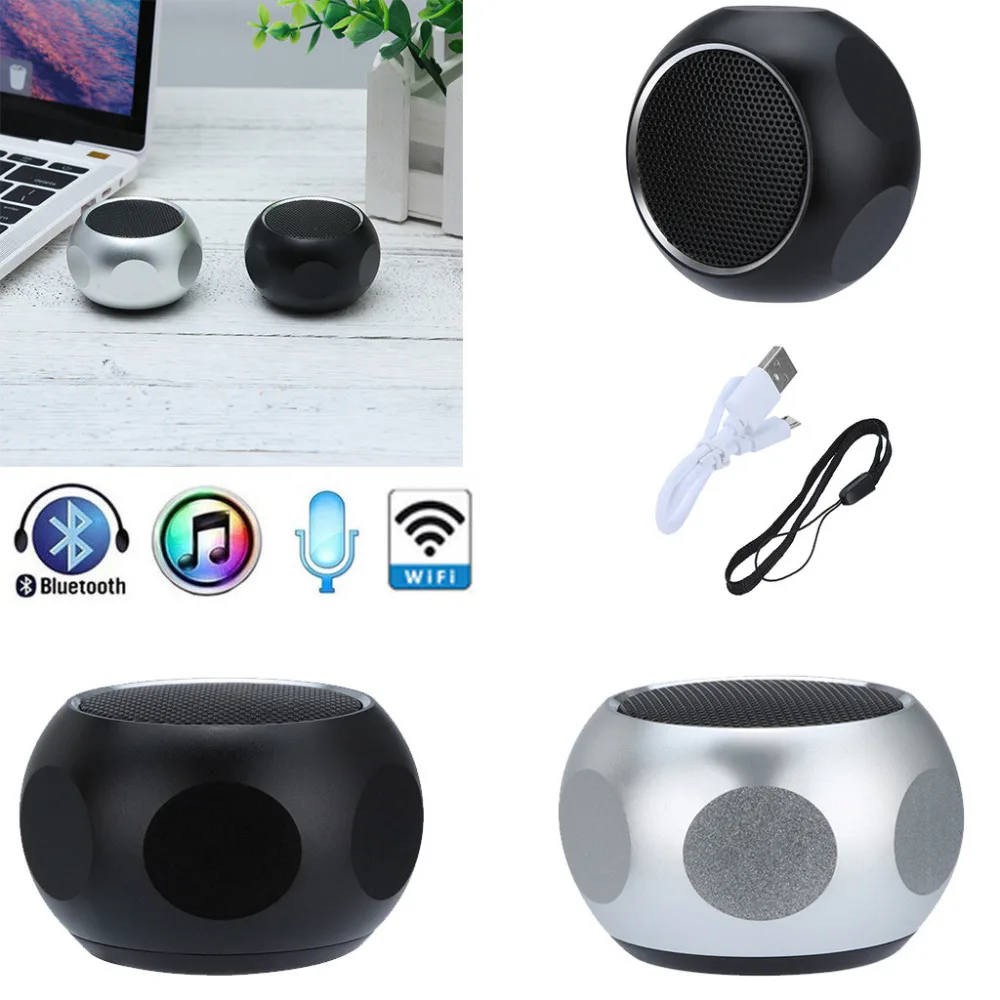 Ultru тонкий мини эргономичный дизайн портативный Bluetooth + FM MP3 динамик перезарядка