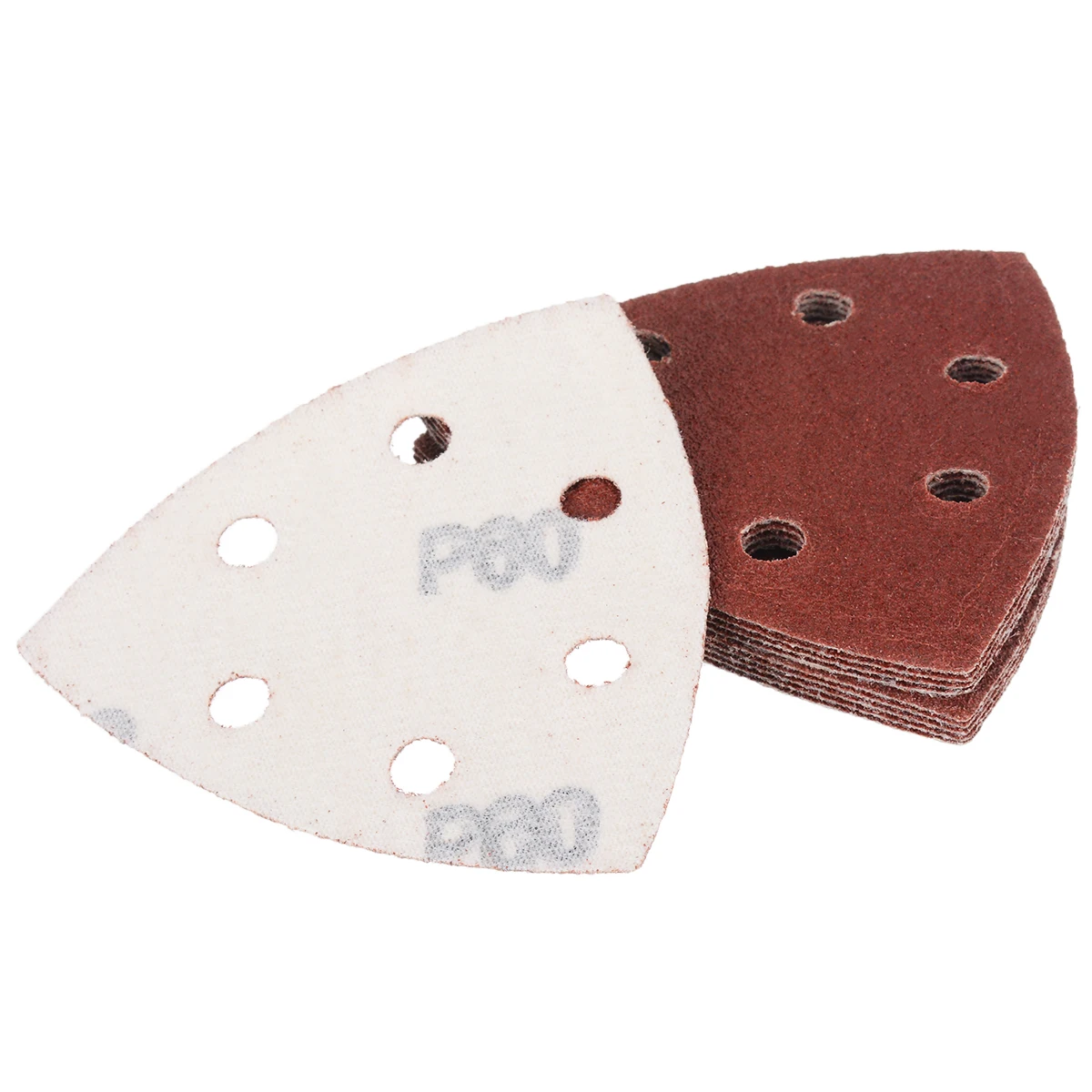 50Pcs/set 90mm Sanding Sheets Mouse Detail Sander Pads Sandpaper 40 60 80 100 120 Grit For for Grinding Polishing Tool