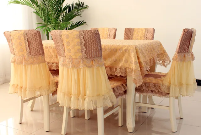 Round Square Rectangular Dining Table Tablecloth Bedside Round Square Rectangular Dining Table Tablecloth Bedside Embroidered Lace Coffee Cover Cloth Chair Pads