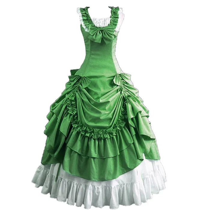 (GT004) Halloween Costumes for Women Adult Southern Victorian Dress Ball Gown Gothic Lolita Dress Plus Size Customized